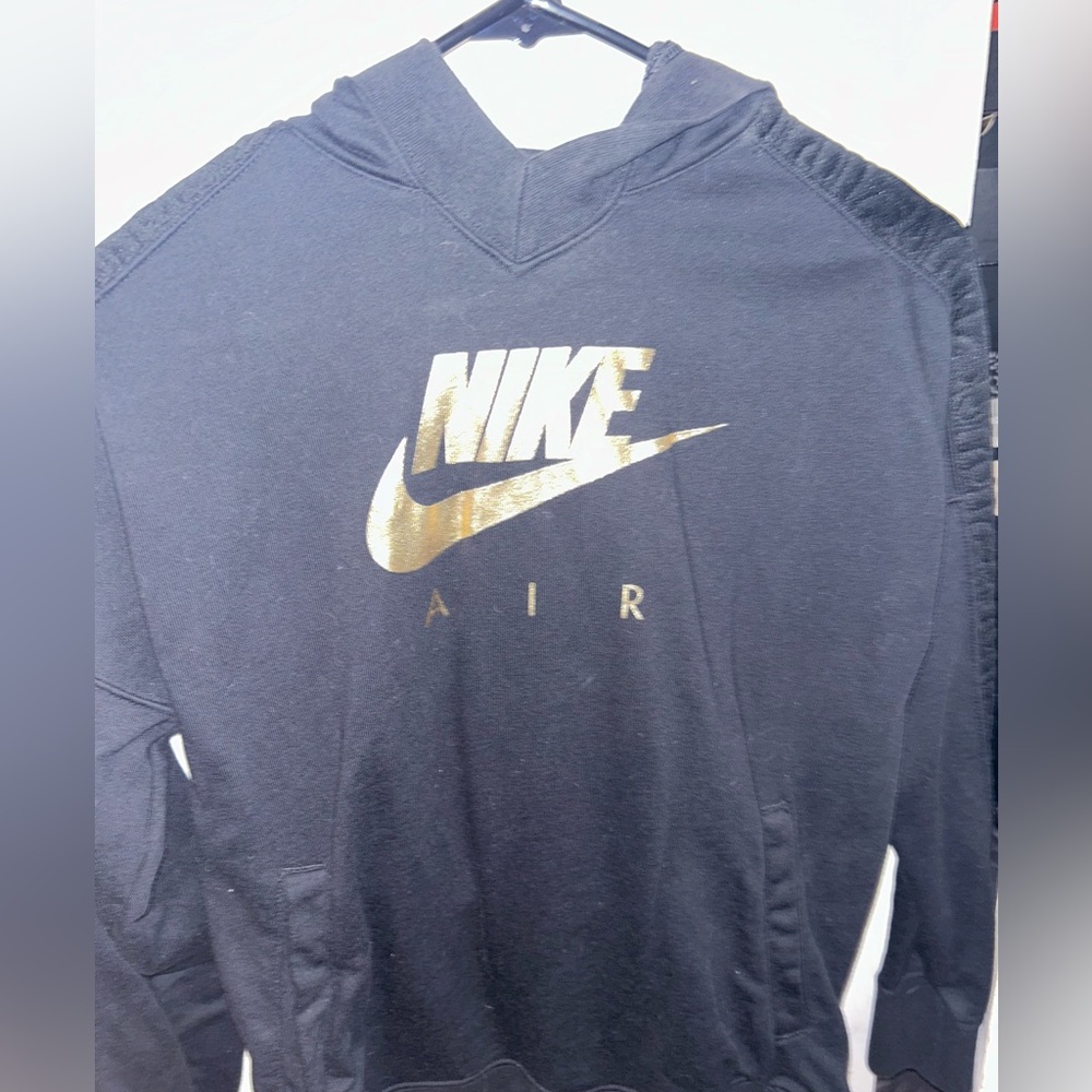 Gold Nike hoodie grade school size